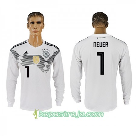 Billiga Fotbollströjor Tyskland Neuer 1 WM 2018 Hemma tröja Långärmad